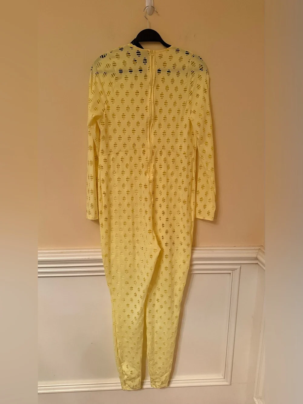 NWT Fashion Nova Yellow Enough Play Jumpsuit Size 1X - Picture 4 of 14